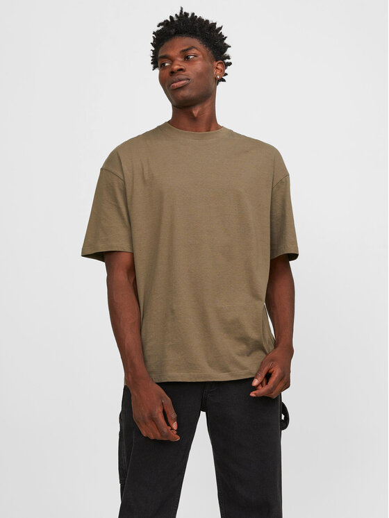 Jack&Jones Jack&Jones T-shirt Bradley 12249319 Smeđa Regular Fit