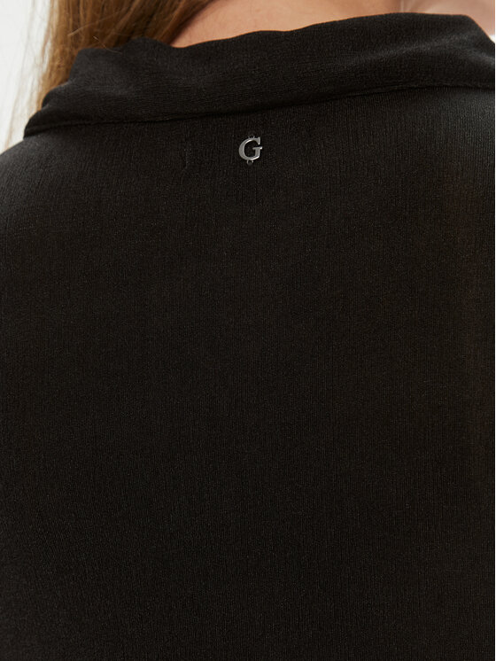 Guess Guess Hemd Milana W2BP43 KBEM0 Schwarz Slim Fit