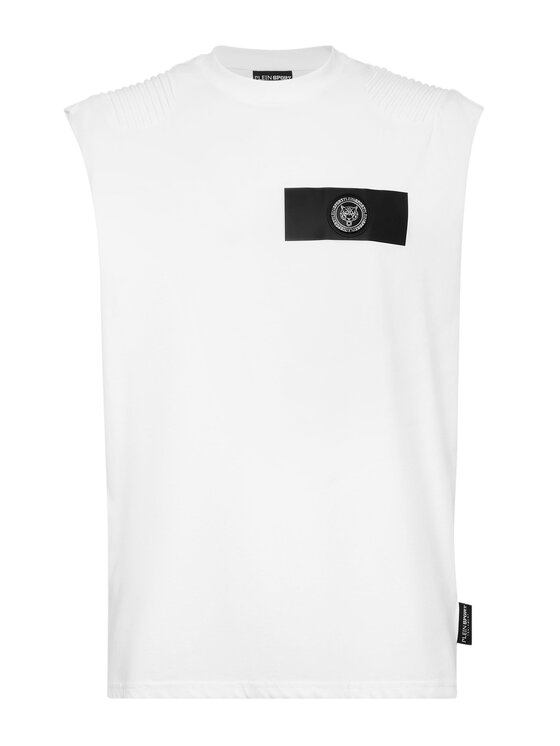 Plein Sport Plein Sport T-Shirt 1011 Biały Regular Fit
