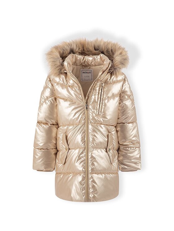 minoti minoti Kurtka zimowa 32COAT169 Złoty Regular Fit