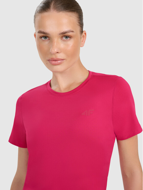 4F 4F Koszulka techniczna MULTI ACTIVE Różowy Regular Fit