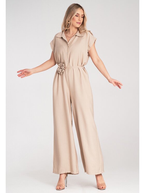 FIGL FIGL Overal M1177 Béžová Regular Fit