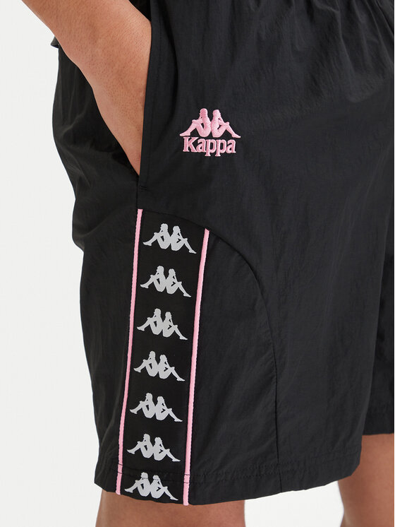 Kappa Kappa Pantaloncini sportivi 322B8GW Nero Comfort Fit