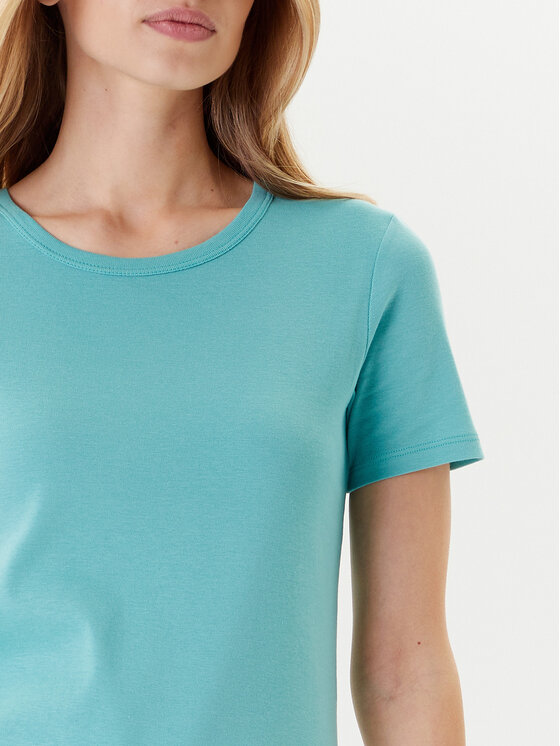 United Colors Of Benetton United Colors Of Benetton T-Shirt 3GA2E16A0 Zielony Regular Fit