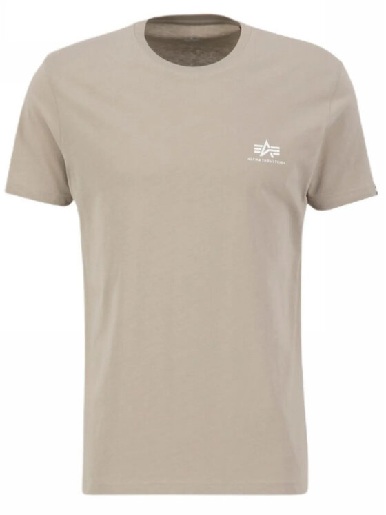 Alpha Industries Alpha Industries T-Shirt AI.188505-679-M Beżowy Basic Fit