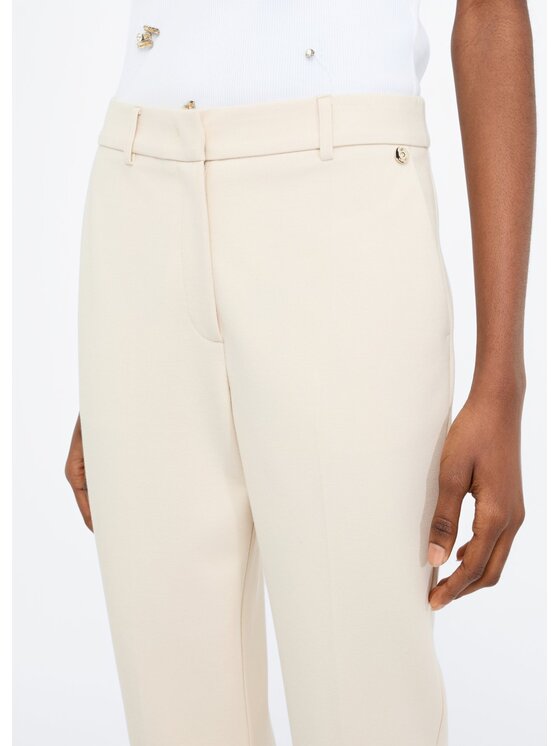 Liu Jo Liu Jo Pantaloni di tessuto CF5421J1857X071A Bianco Regular Fit