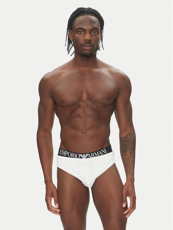 Emporio Armani Emporio Armani Badehose EM000582 AF12329 U0002 Weiß