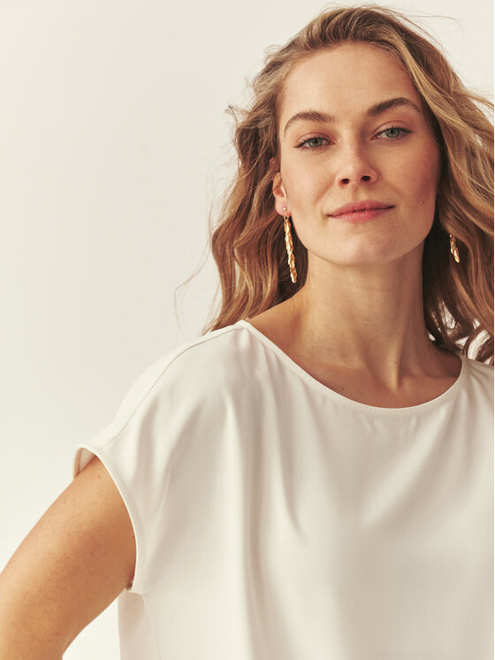 TATUUM Tatuum Blúzka VIVIA Biela Classic Fit