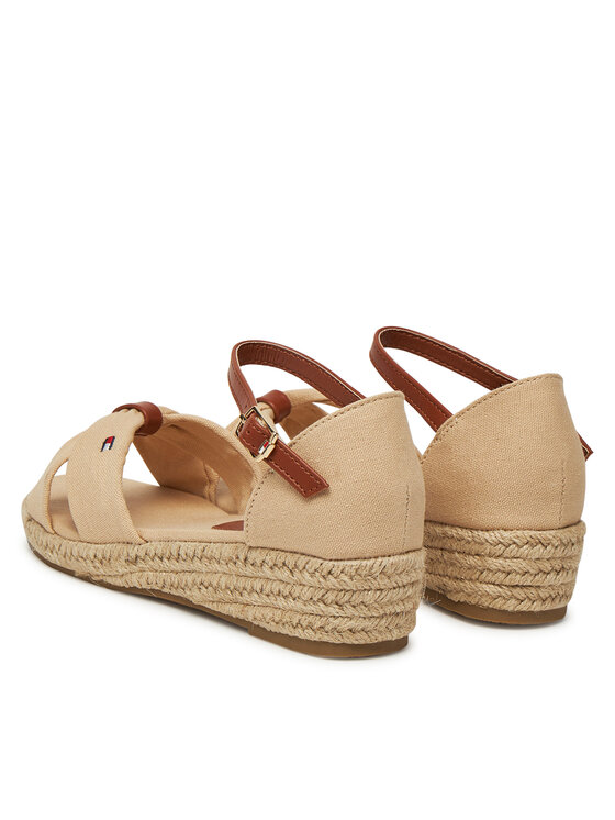 Tommy Hilfiger Tommy Hilfiger Espadrilky T3A7-33801-0048 S Béžová