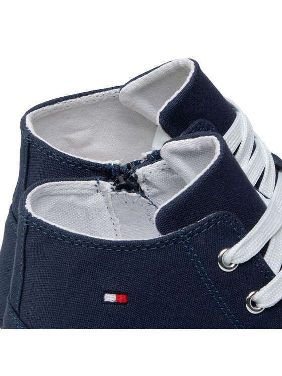 Tommy Hilfiger Tommy Hilfiger Tornacipő Higt Top Lace-Up T3X4-32209-0890 S Sötétkék