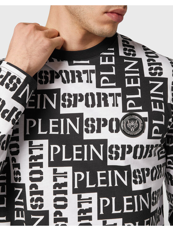 Plein Sport Plein Sport T-Shirt 21397 Biały Regular Fit