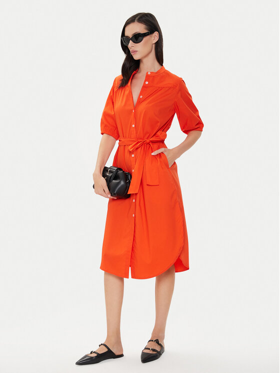 Vestito rosso benetton discount