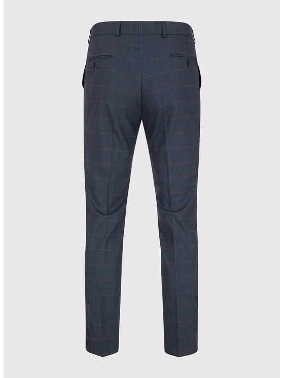 Pako Lorente Pako Lorente Spodnie garniturowe P23SF-6G-002 Granatowy Slim Fit