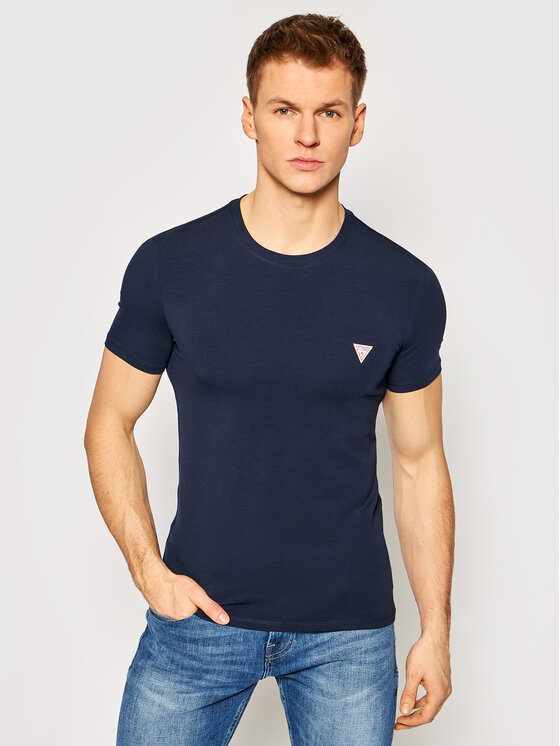 Guess Guess Tricou M1RI24 J1311 Bleumarin Super Slim Fit