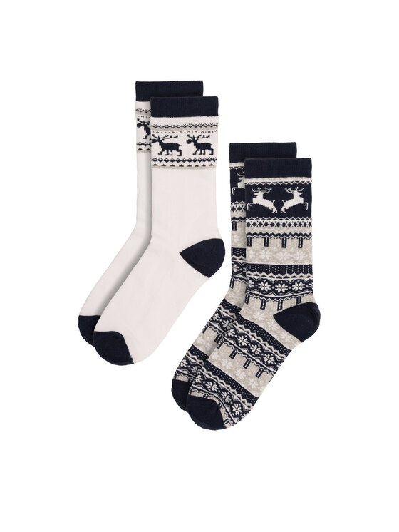 Lasocki Lasocki Dolge nogavice 2MB-003-AW23 (2-pack) Mornarsko modra