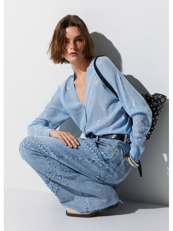 Liu Jo Liu Jo Cardigan WA6530MA68RP9377 Viola Regular Fit