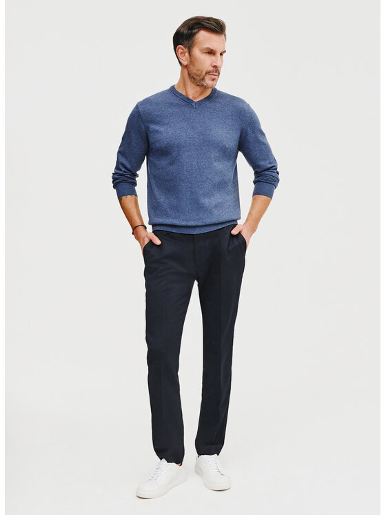 Pako Lorente Pako Lorente Sweter P25SB-2X-001 Niebieski Classic Fit