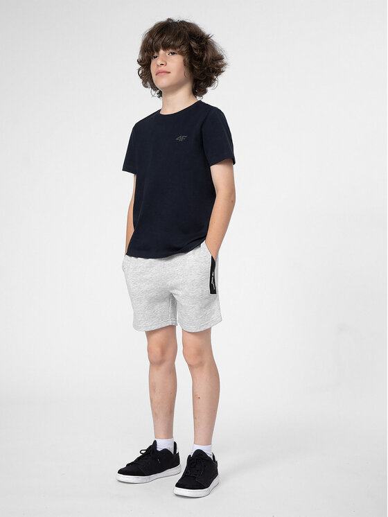 4F 4F Szorty sportowe 4FJSS23TSHOM049 Szary Regular Fit