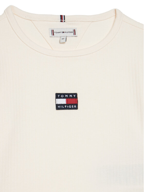 Tommy Hilfiger Tommy Hilfiger Blusa KG0KG09065 S Écru Regular Fit