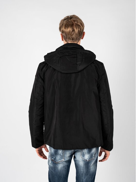 Geox Geox Bunda pro přechodné období M2620L T2882 Černá Regular Fit