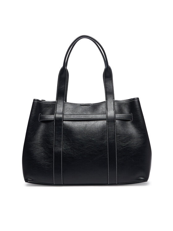 Calvin Klein Calvin Klein Soma Buckle Medium Work Tote LV04F3549G Melns
