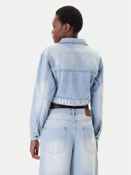 Karl Kani Karl Kani Geacă de blugi PD00005493 Albastru Regular Fit