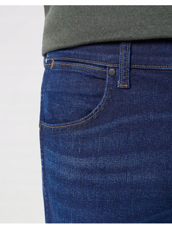 Wrangler Wrangler Jeansy Greensboro Niebieski Regular Fit