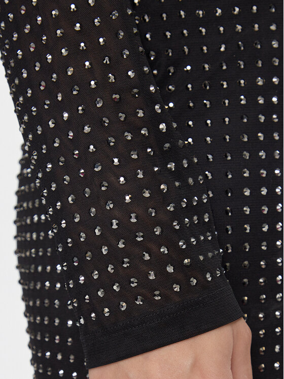 Guess Guess Coctailkleid W4RK46 KBZX0 Schwarz Bodycon Fit