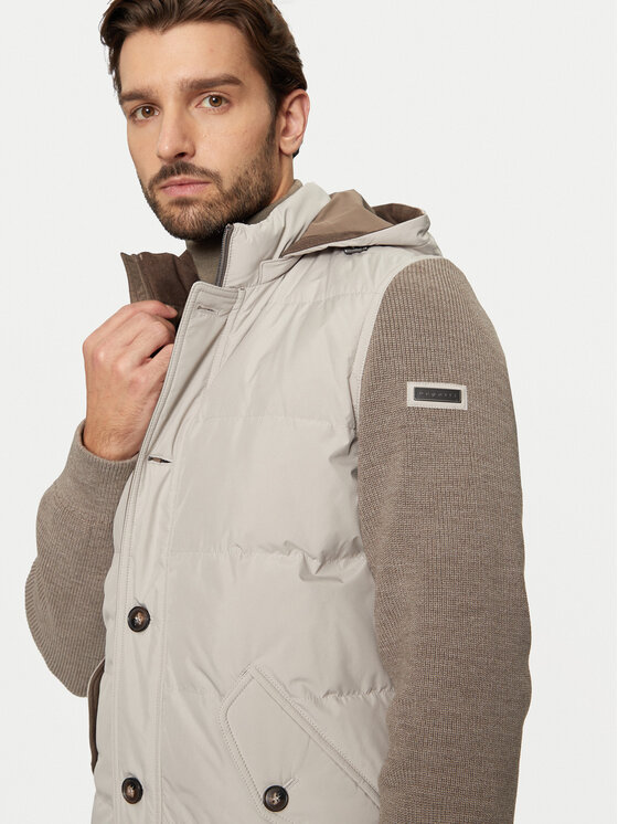 Bugatti Bugatti Giacca di transizione 7600 65559B Beige Regular Fit