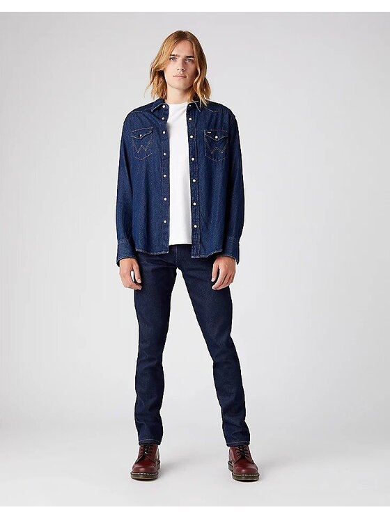Wrangler Wrangler Koszula 27MW Niebieski Regular Fit