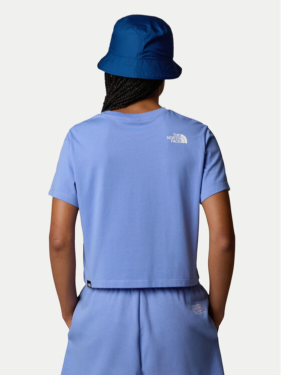 The North Face The North Face Тишърт Simple Dome NF0A87U4 Син Loose Fit