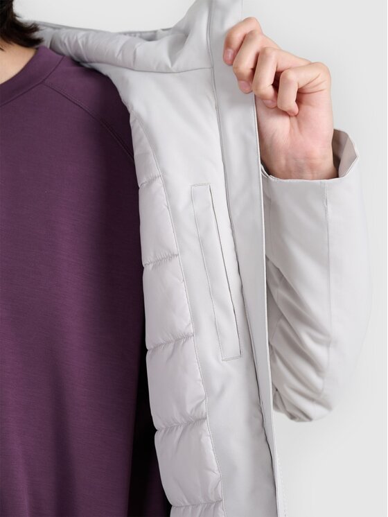 4F 4F Parka 4FRAW25TTJAF1027-27S Grigio Regular Fit