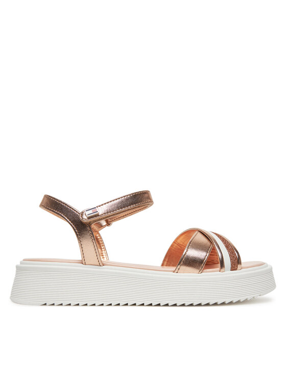 Tommy Hilfiger Tommy Hilfiger Sandale Sandal T4A2-33800-0569 M Ružičasto zlato