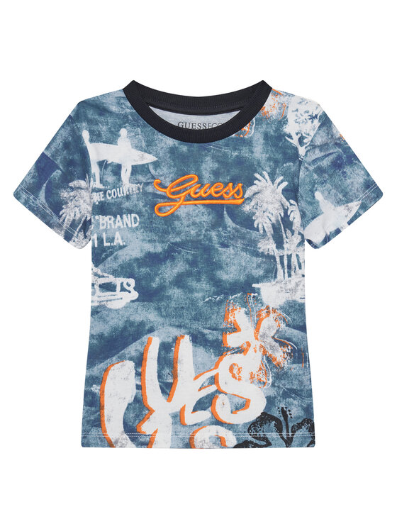 Guess Guess Set tricou și pantaloni scurți N5GG11 K8HM4 Colorat Regular Fit