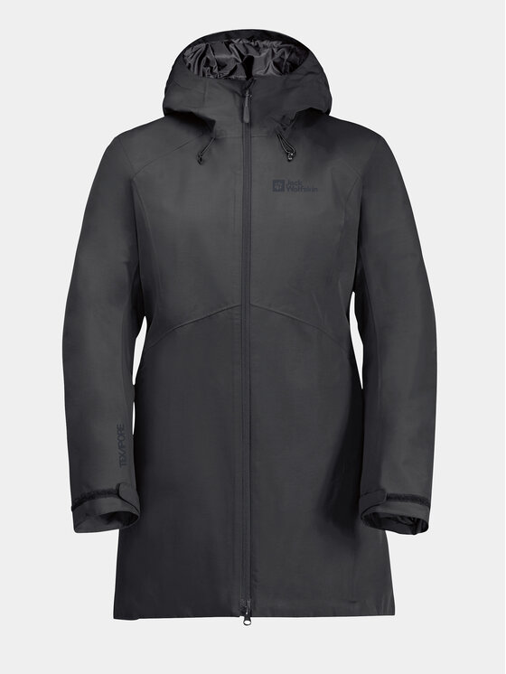Jack Wolfskin Jack Wolfskin Kurtka zimowa Heidelstein Ins Jkt 1115681 Czarny Regular Fit