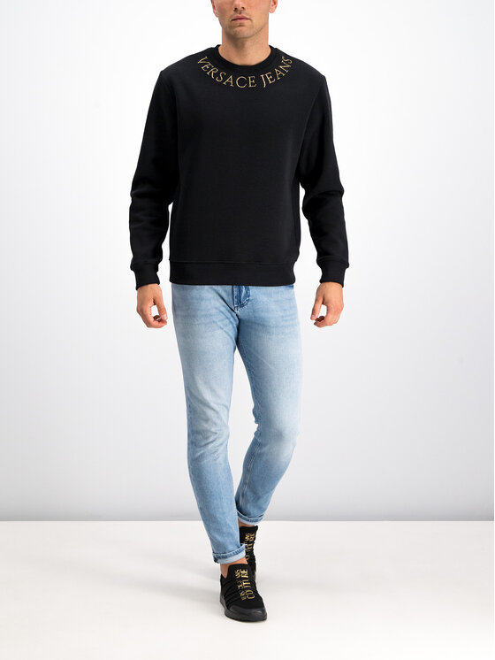 Versace Jeans Couture Versace Jeans Couture Sweatshirt B7GUA710 Noir Regular Fit
