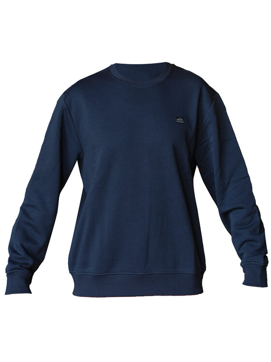 Skechers Skechers Bluza Skechers Skech-Sweats Definition Crew Granatowy Regular Fit