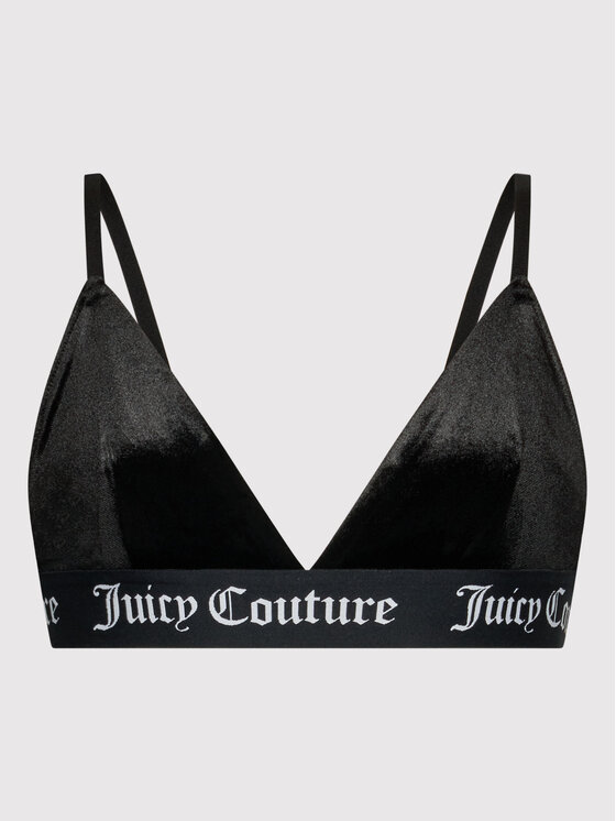 Juicy Couture Sutien Bralette Velvet JCLQ220001 Negru