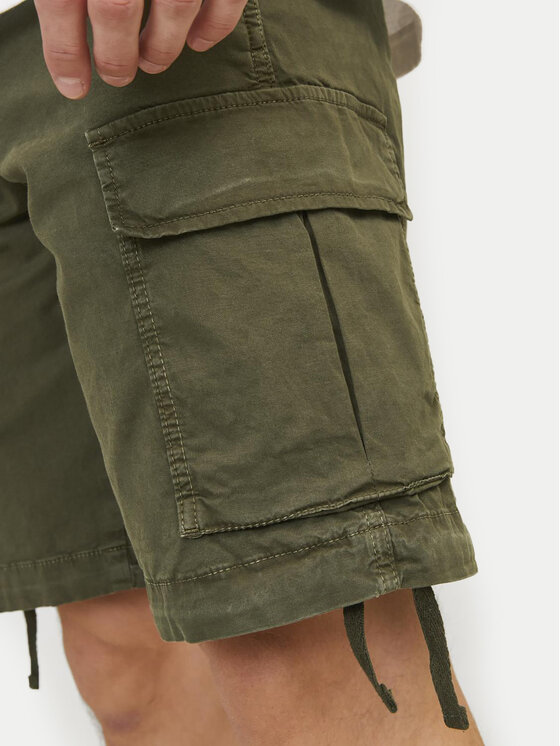 Jack & Jones Jack & Jones Szorty materiałowe Cole 12253122 Zielony Loose Fit