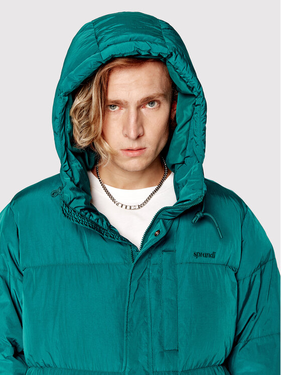 Giubbotto piumino SP22-KUM520 Verde Regular Fit