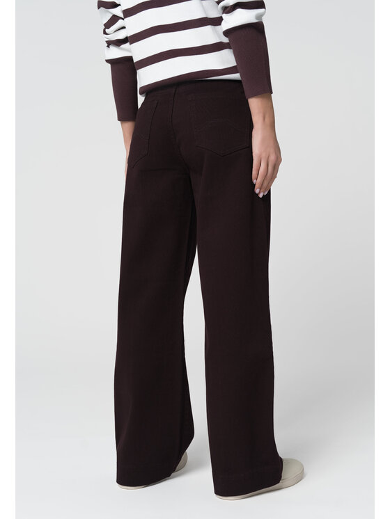 Volcano Volcano Jeansy D-QUIZY Fioletowy Regular Fit