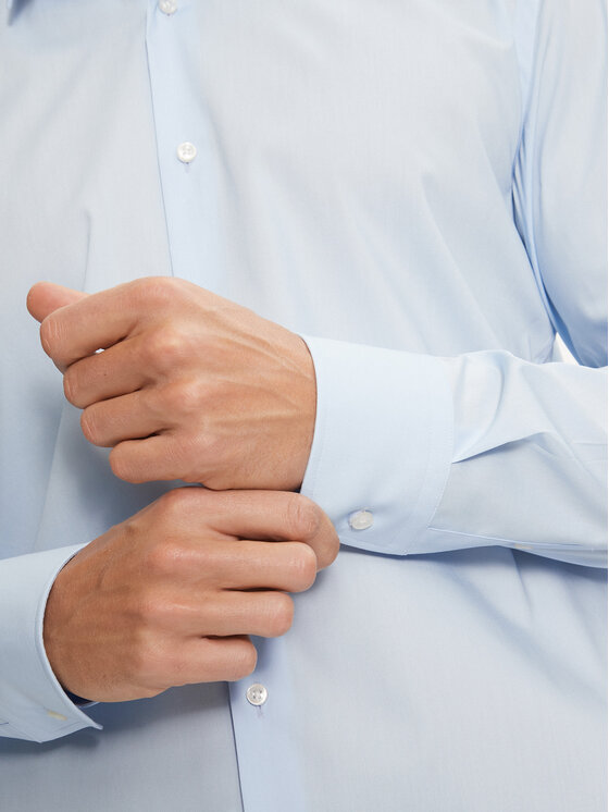 BOSS Boss Košeľa H-Hank-Kent-C1-214 50469345 Modrá Slim Fit