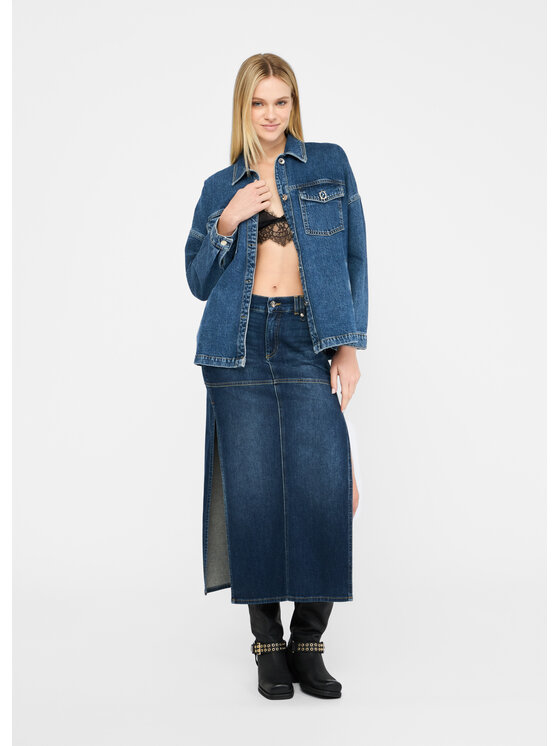 Liu Jo Liu Jo Giacca di jeans UF5111D492778934 Celeste Regular Fit