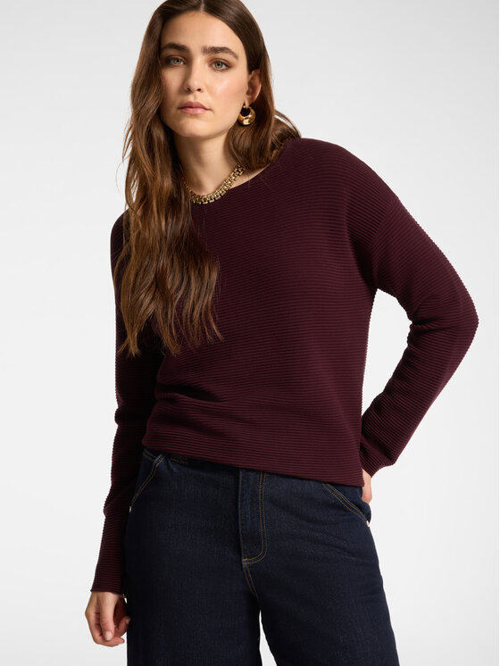 Elena Mirò Elena Mirò Maglione M054Z000816N039 Bordeaux Over Fit