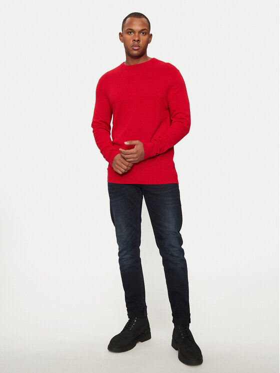 Bugatti Bugatti Pullover 7400 65560B Rot Regular Fit