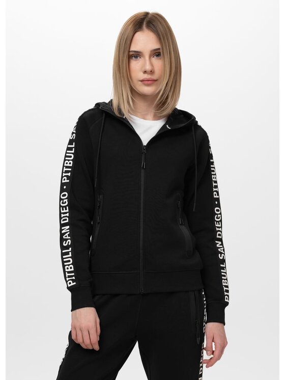 PITBULL PITBULL Bluza TAPE EXPLORY Czarny Regular Fit