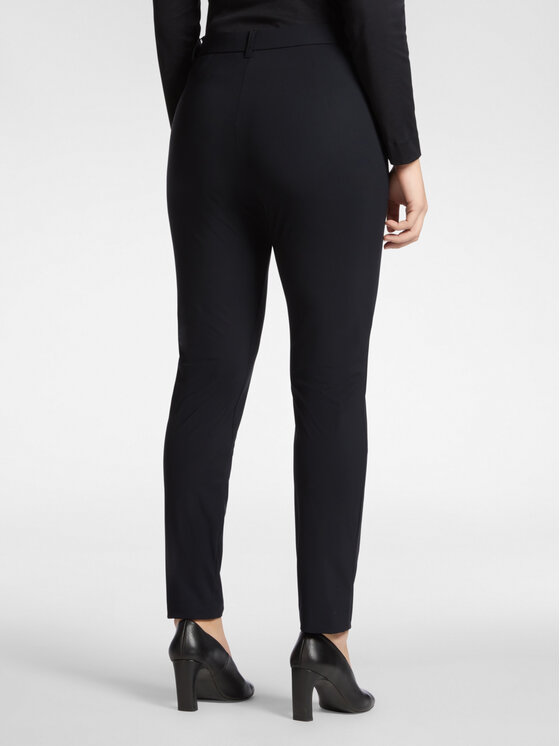 Elena Mirò Elena Mirò Pantaloni di tessuto P193P000440N033 Nero Slim Fit