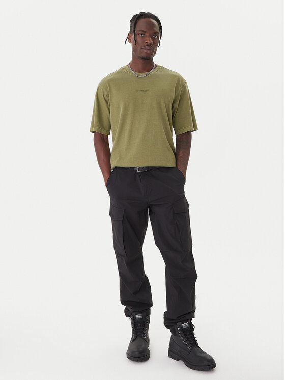 G-Star Raw G-Star Raw Marškinėliai Overdyed D24780-C756 Žalia Boxy Fit
