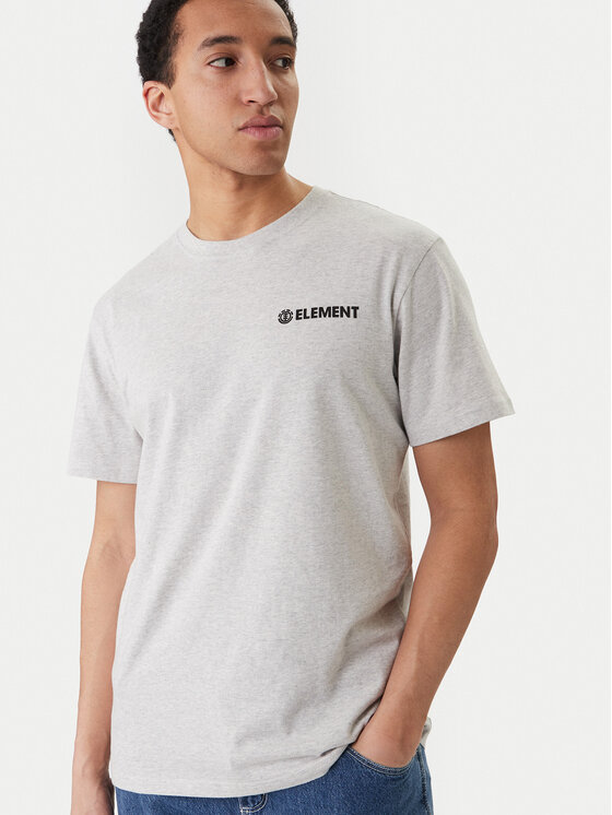 Element Element T-Shirt Blazin Chest ELYZT00595 Γκρι Regular Fit