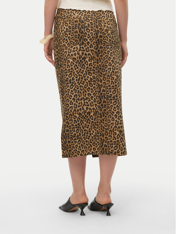 Vero Moda Vero Moda Teksaselik Veri 10331065 Pruun Regular Fit